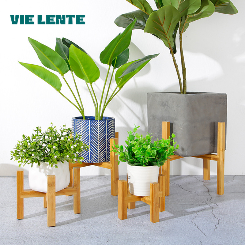 Bonsai Garden Stand - Plant Bloempot Stand Kleine Duurzame Houten