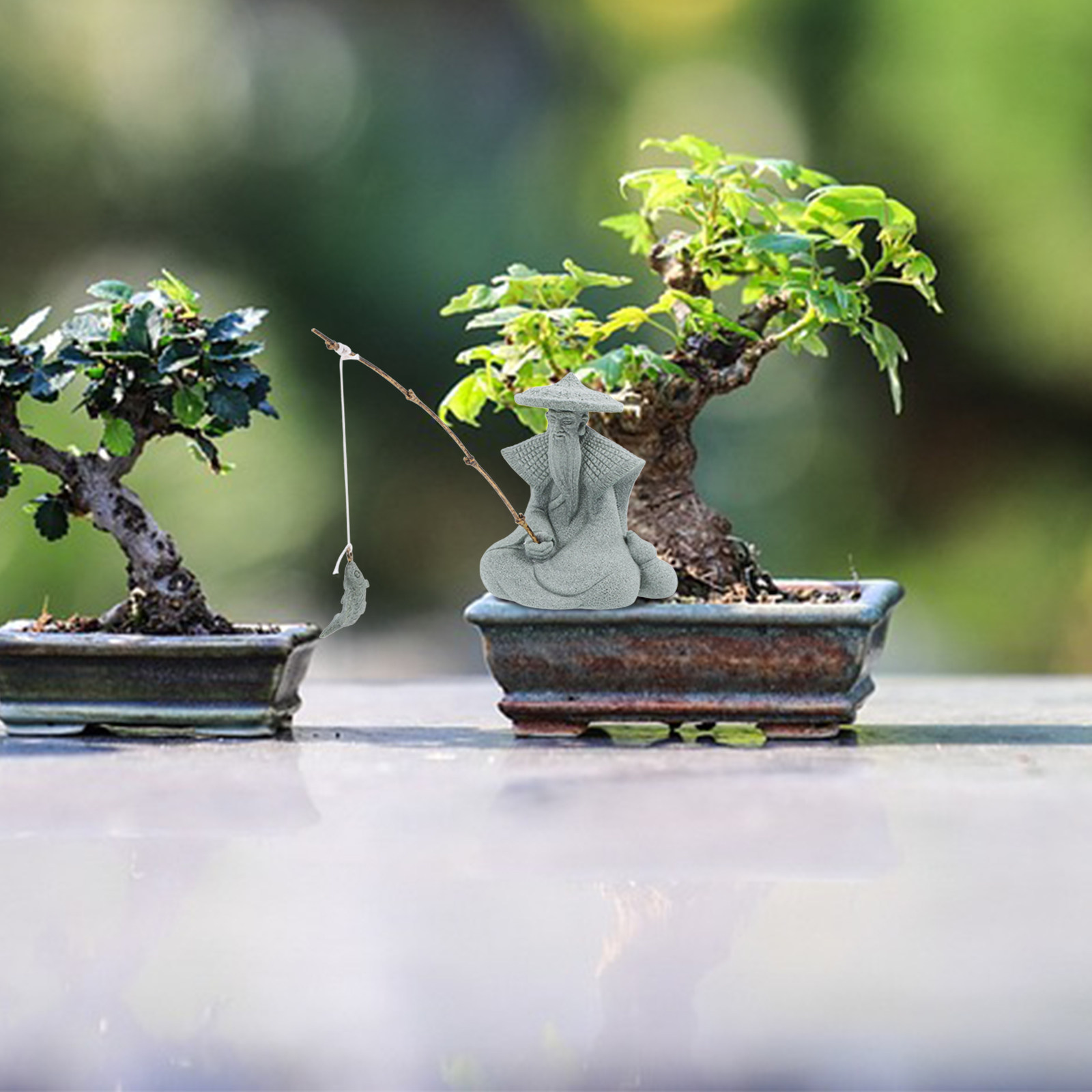 Hars Visser Beeldje Chinese Tu - Bonsai Garden Display recensie en prijs