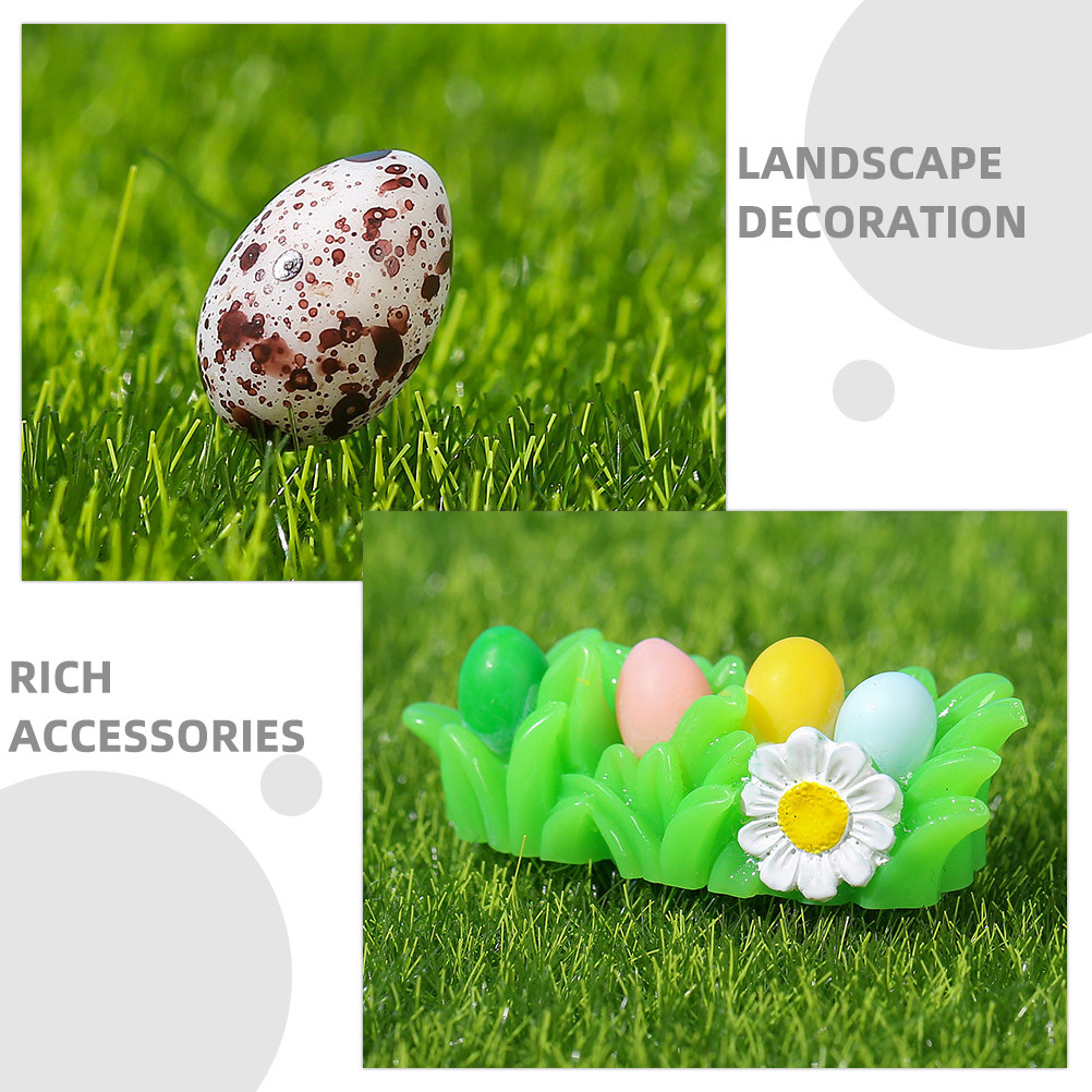 13-delige hars paashaas-ei mic - Bonsai Garden Display recensie en prijs