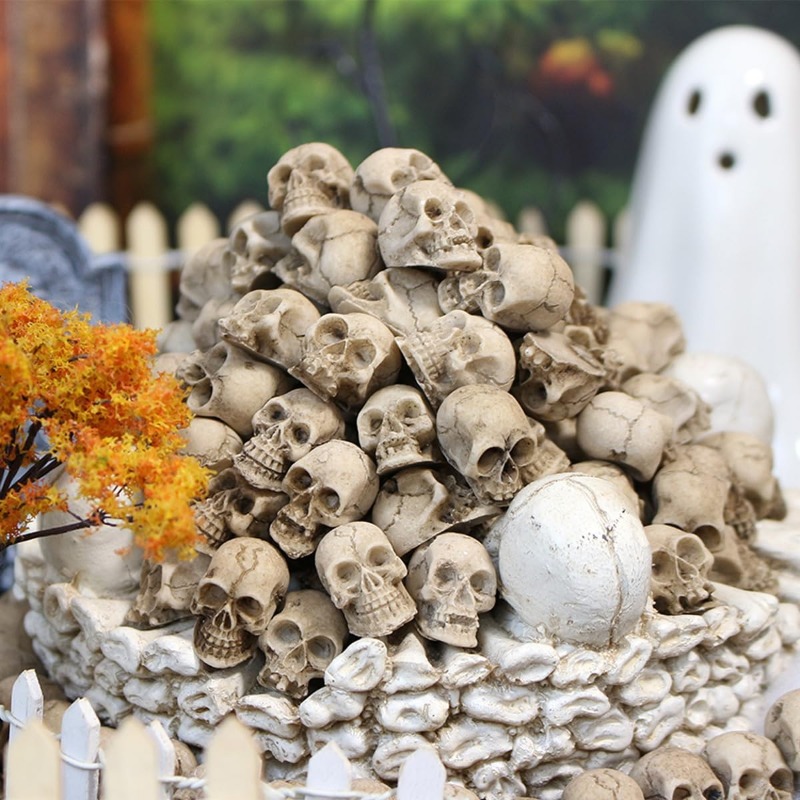 Realistische schedelfiguurtjes - Bonsai Garden Display recensie en prijs