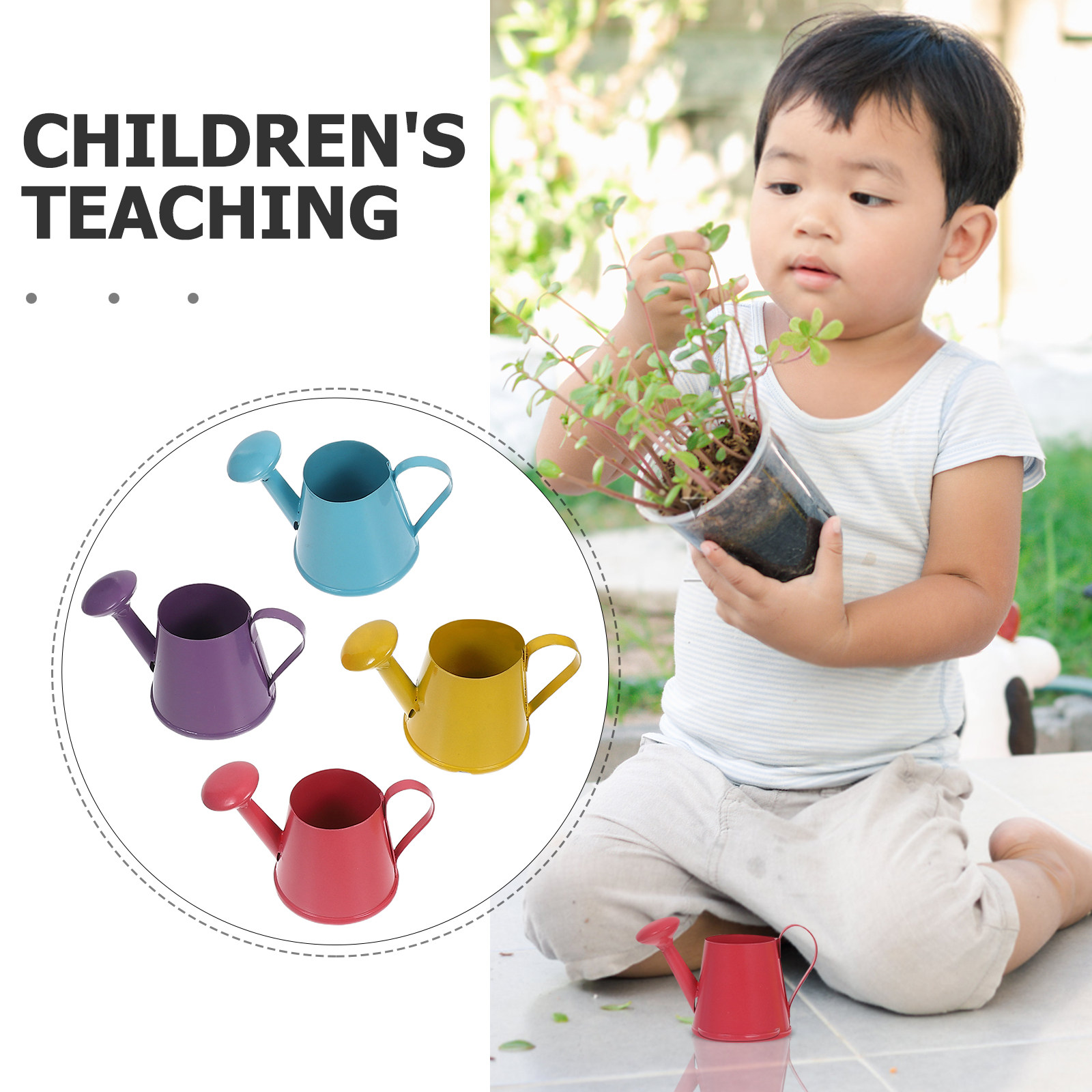 4-delige mini metalen gieterse - Bonsai Garden Indoor recensie en prijs