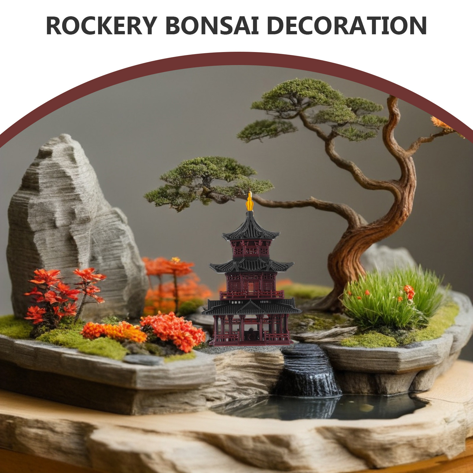 Handgemaakt Aziatisch Zen-pago - Bonsai Garden Display recensie en prijs